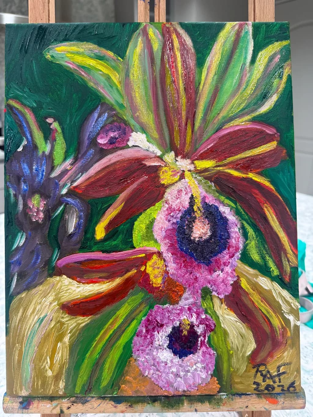 Bold Floral Canvas