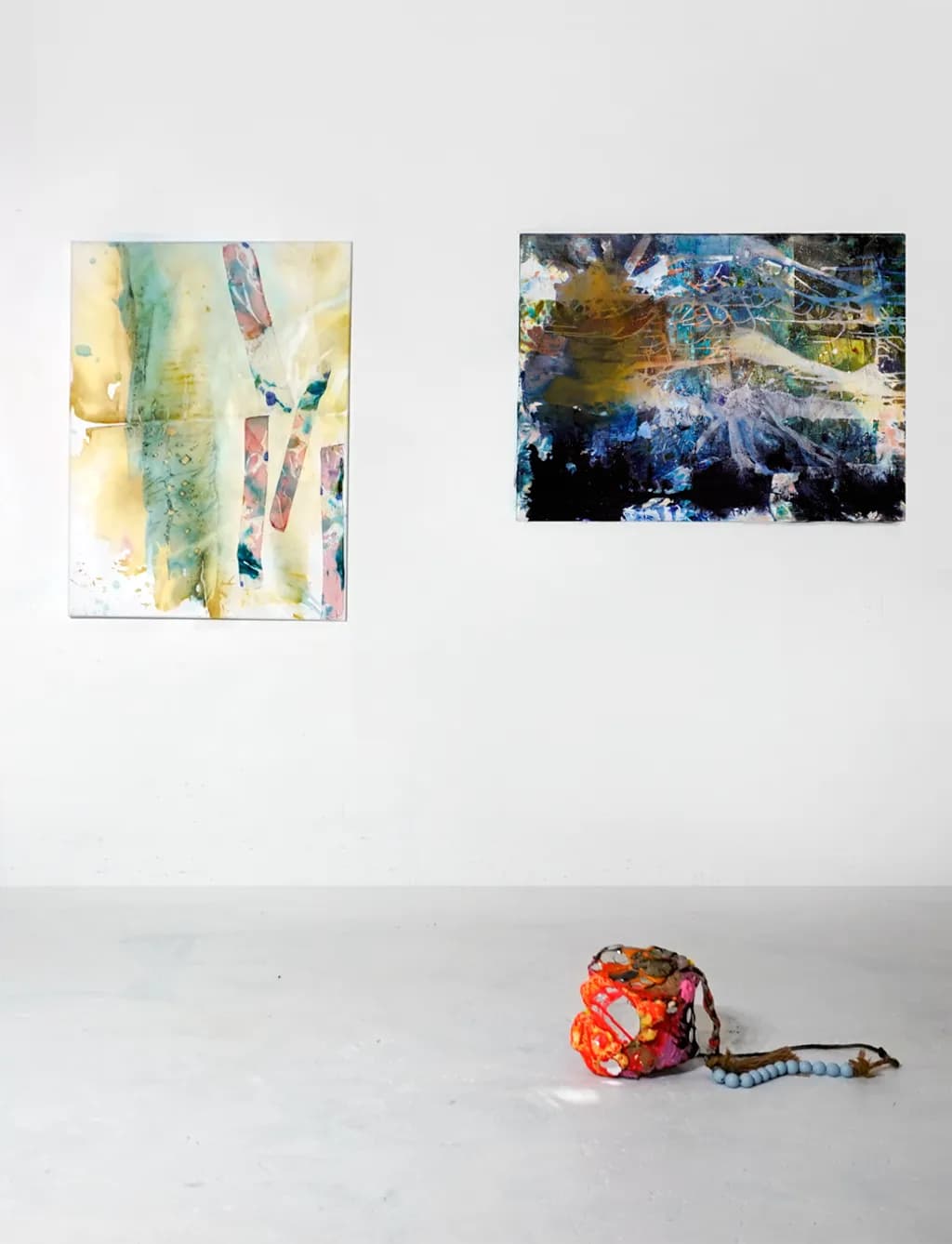 Abstract Canvases and Sculpture