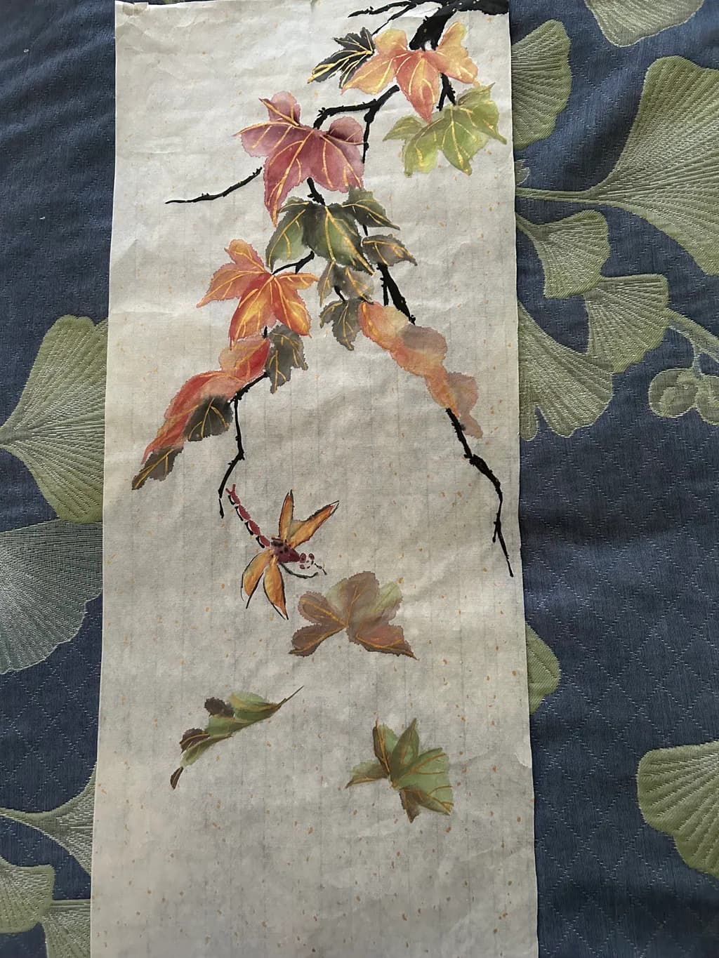 Autumn Dragonfly Branch