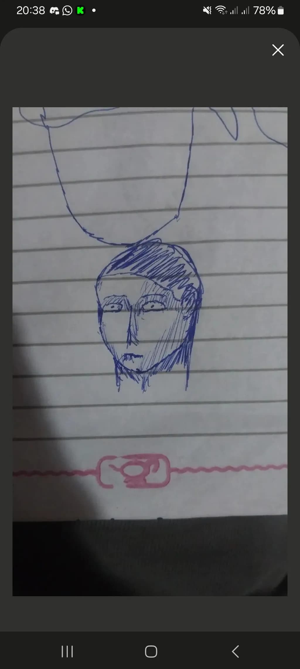Contemplative Sketch