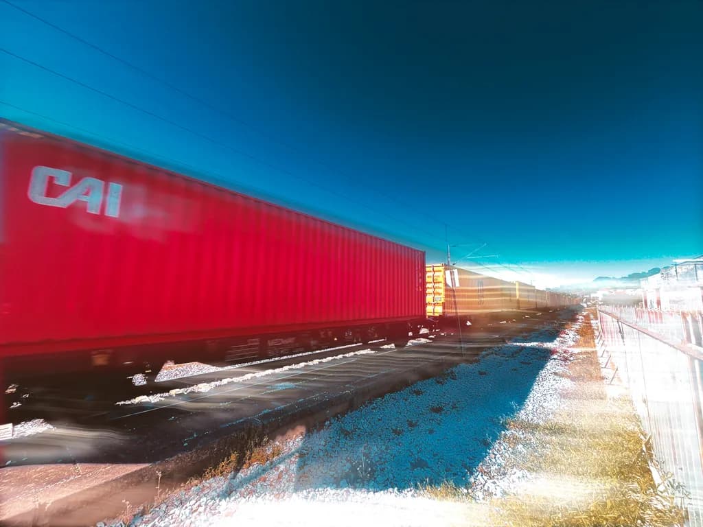 Blurred Freight Motion