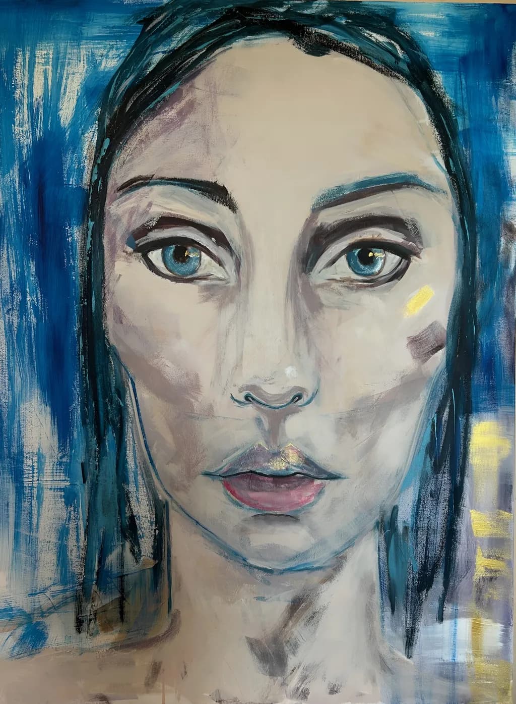 Blue Gaze Portrait