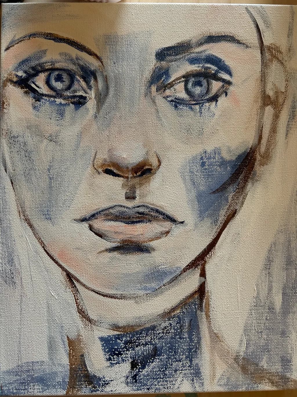 Blue Gaze Portrait