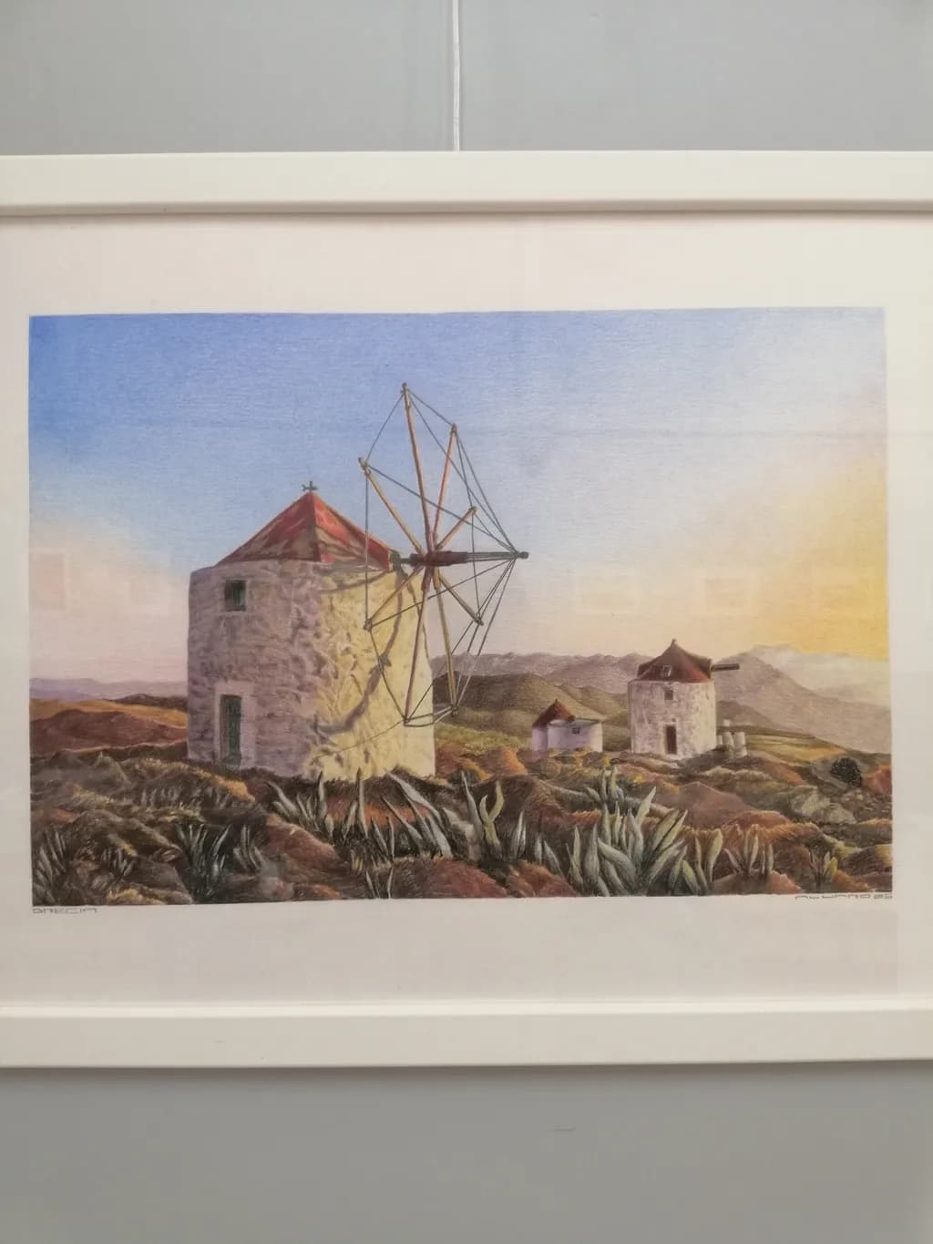 Sunlit Windmills