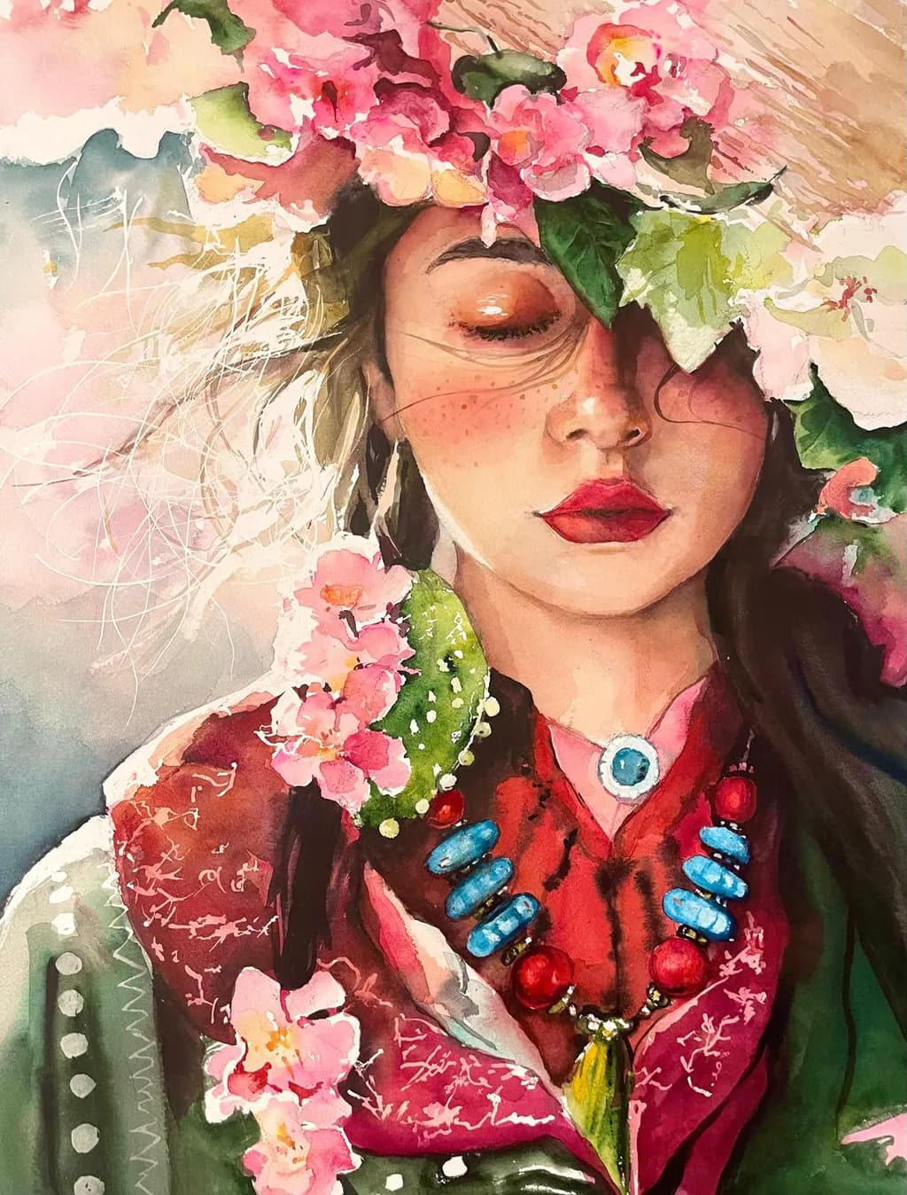 girl with hat 