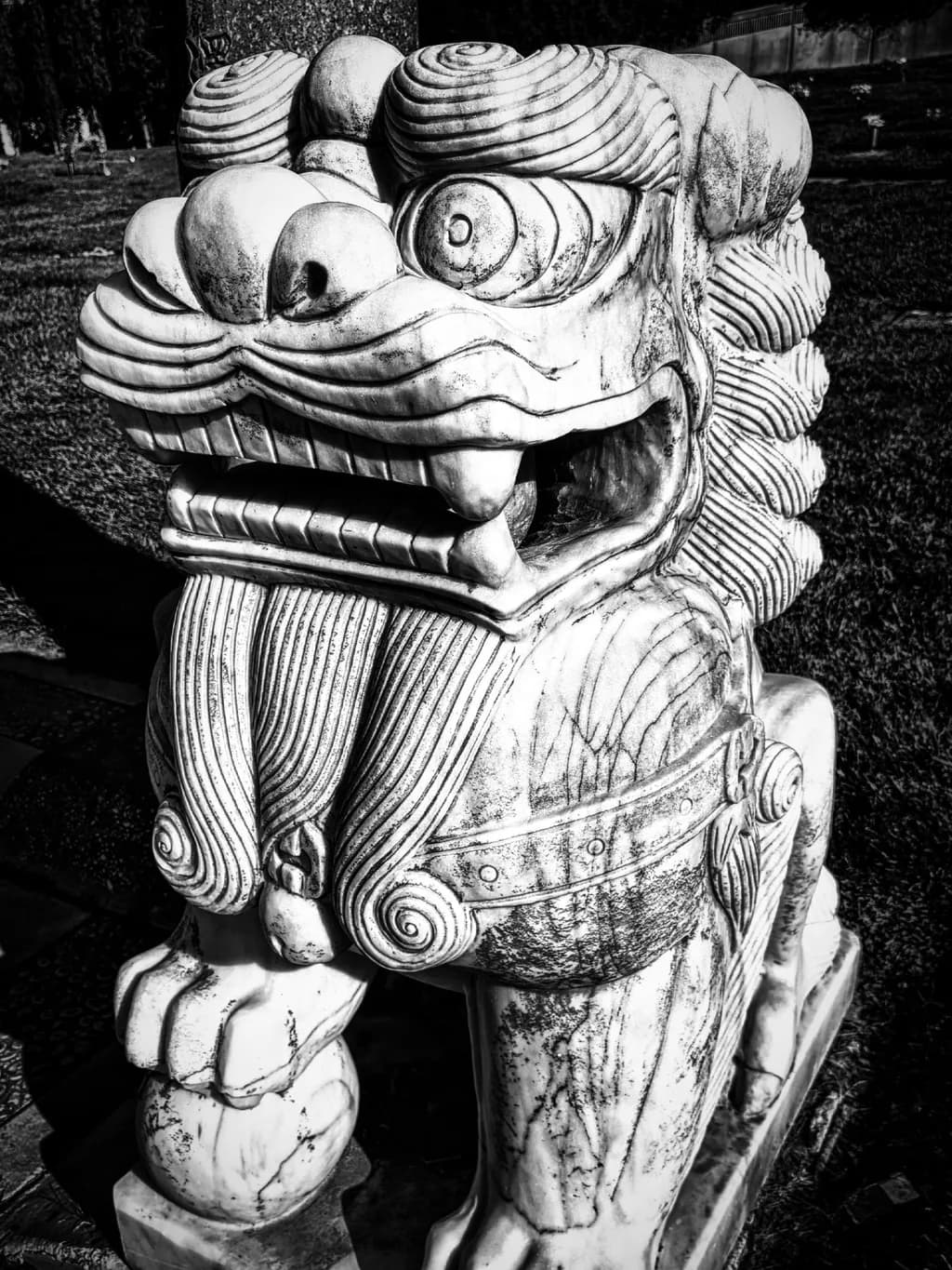 Guardian Lion Carving