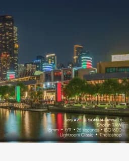 City Lights Reflection