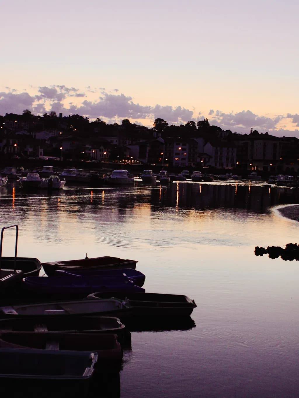 Harbor Dusk Reflection