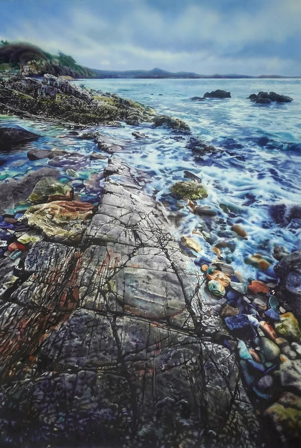 Cracked Shoreline