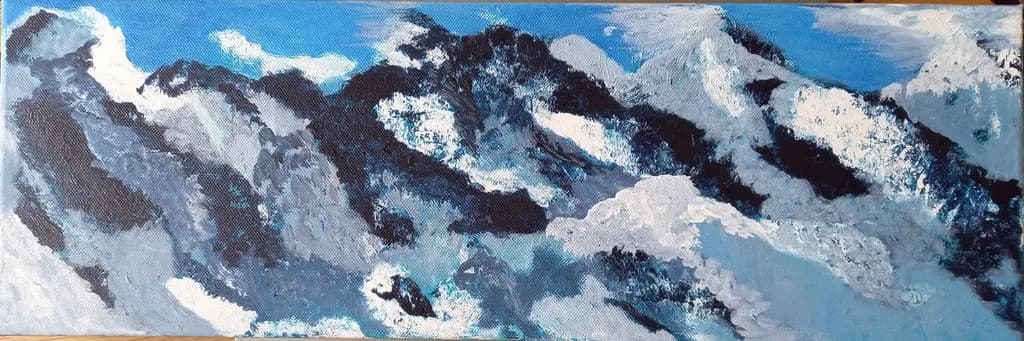 Berg Schilderij