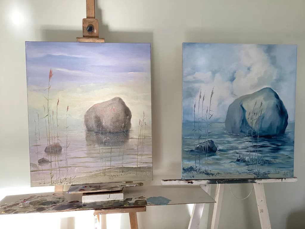Twin Stones Reflections