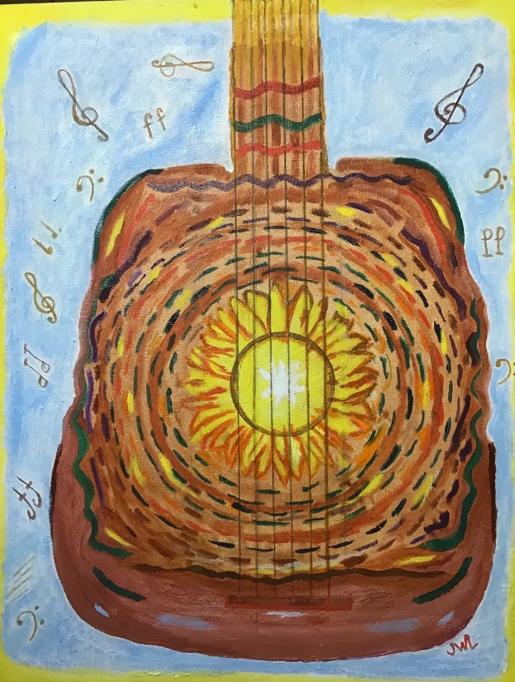 Sunburst Guitar