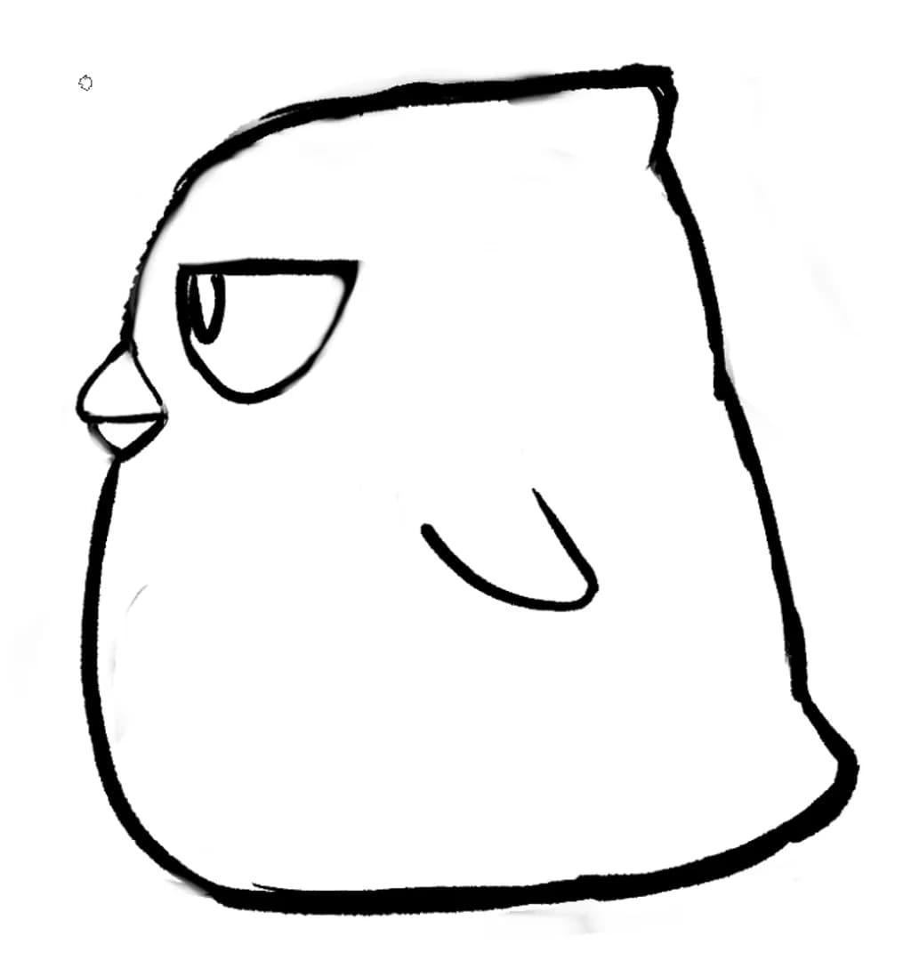 Curious Gaze Bird