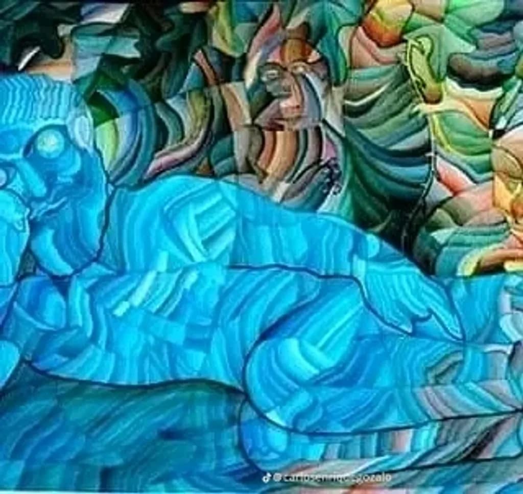 Blue Recline
