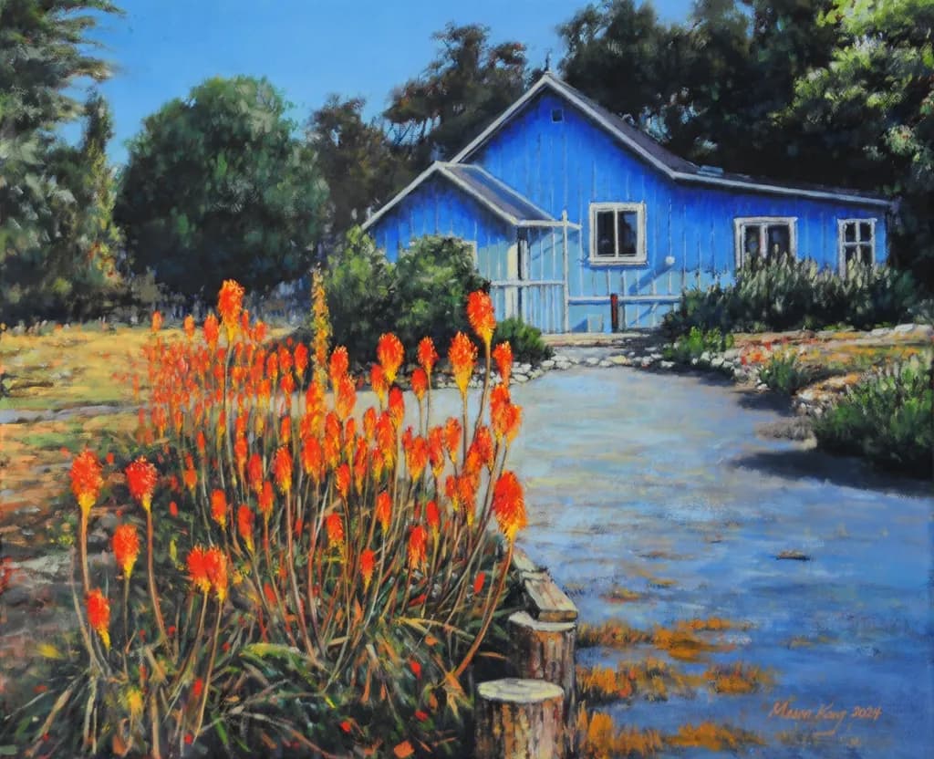 Red Flowers at Point Cabrillo