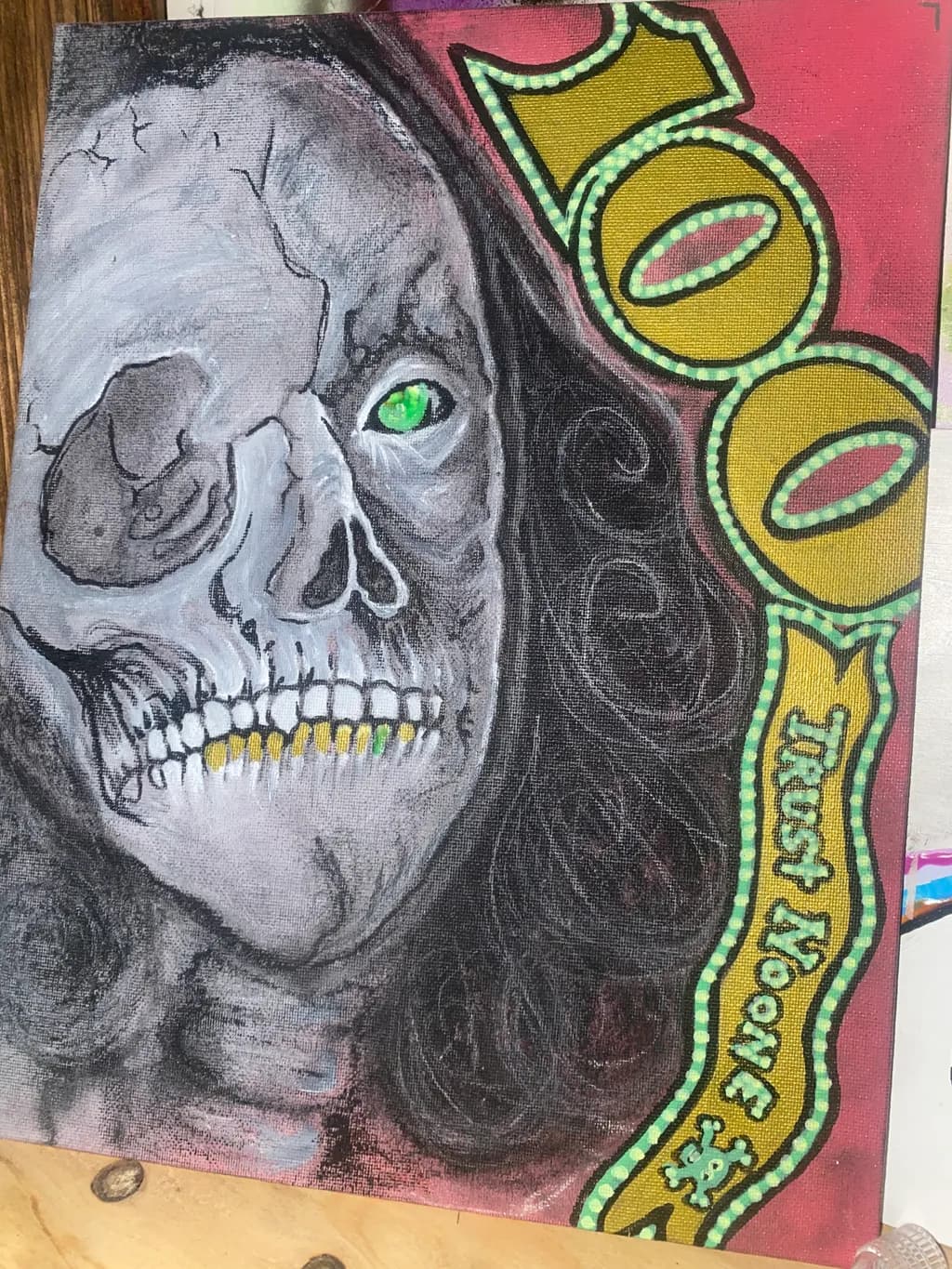 1000 Trust No One Skull