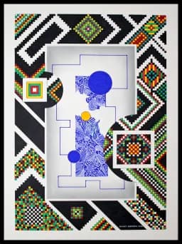 Geometric Mosaic Harmony