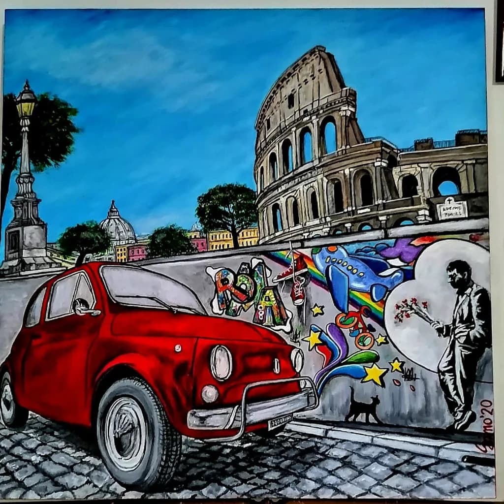 Rome Street Mosaic