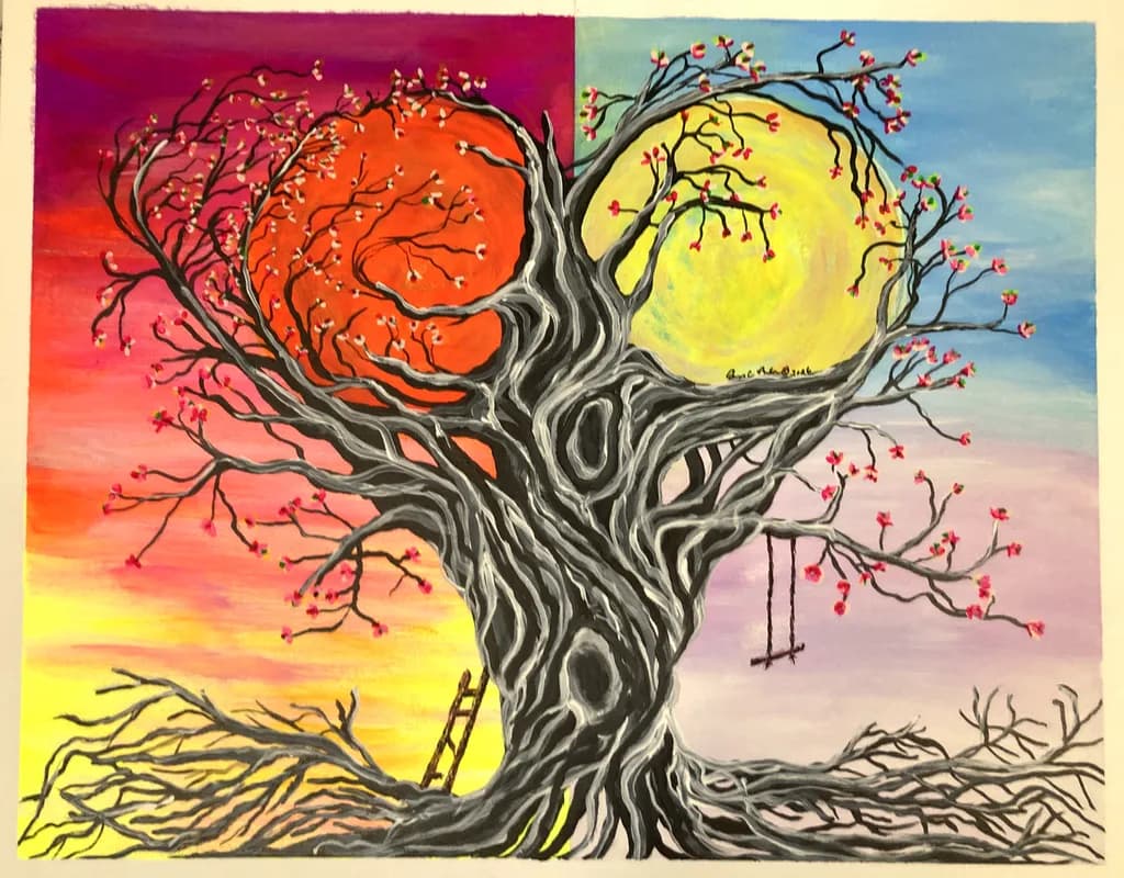 Dual Sunlight Tree