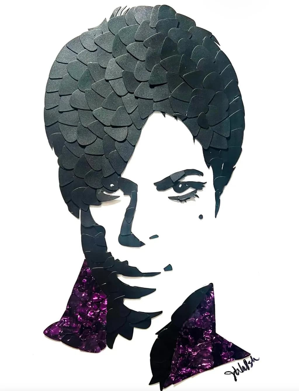 Shadowed Violet Muse