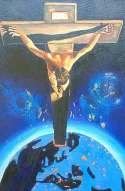 Crucifixion Over Earth