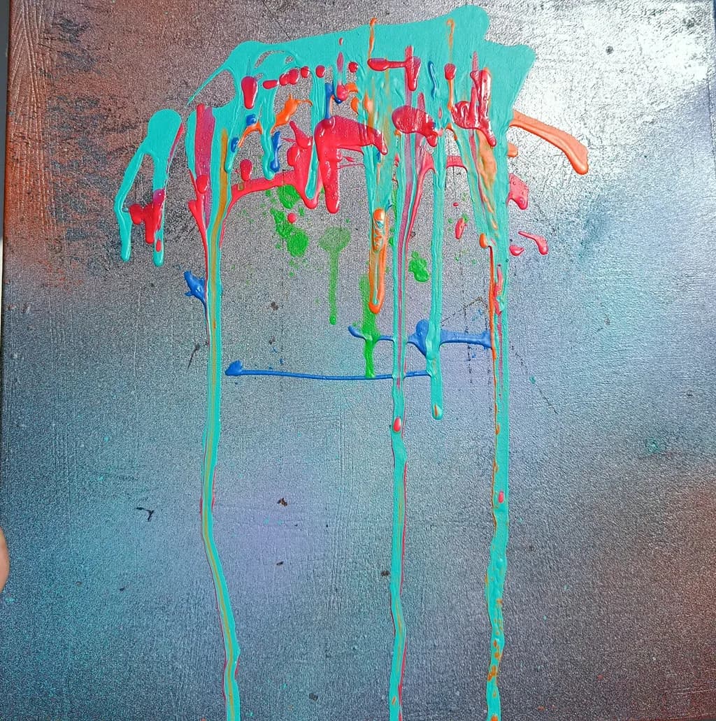 Neon Drip Cascade