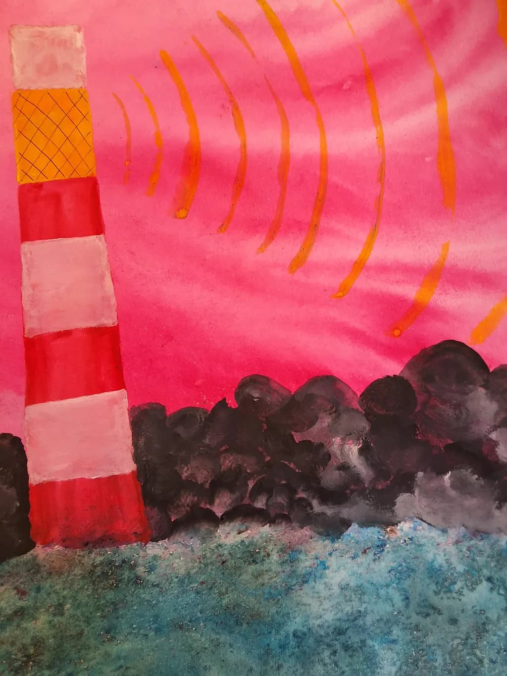 Lighthouse at Sunset