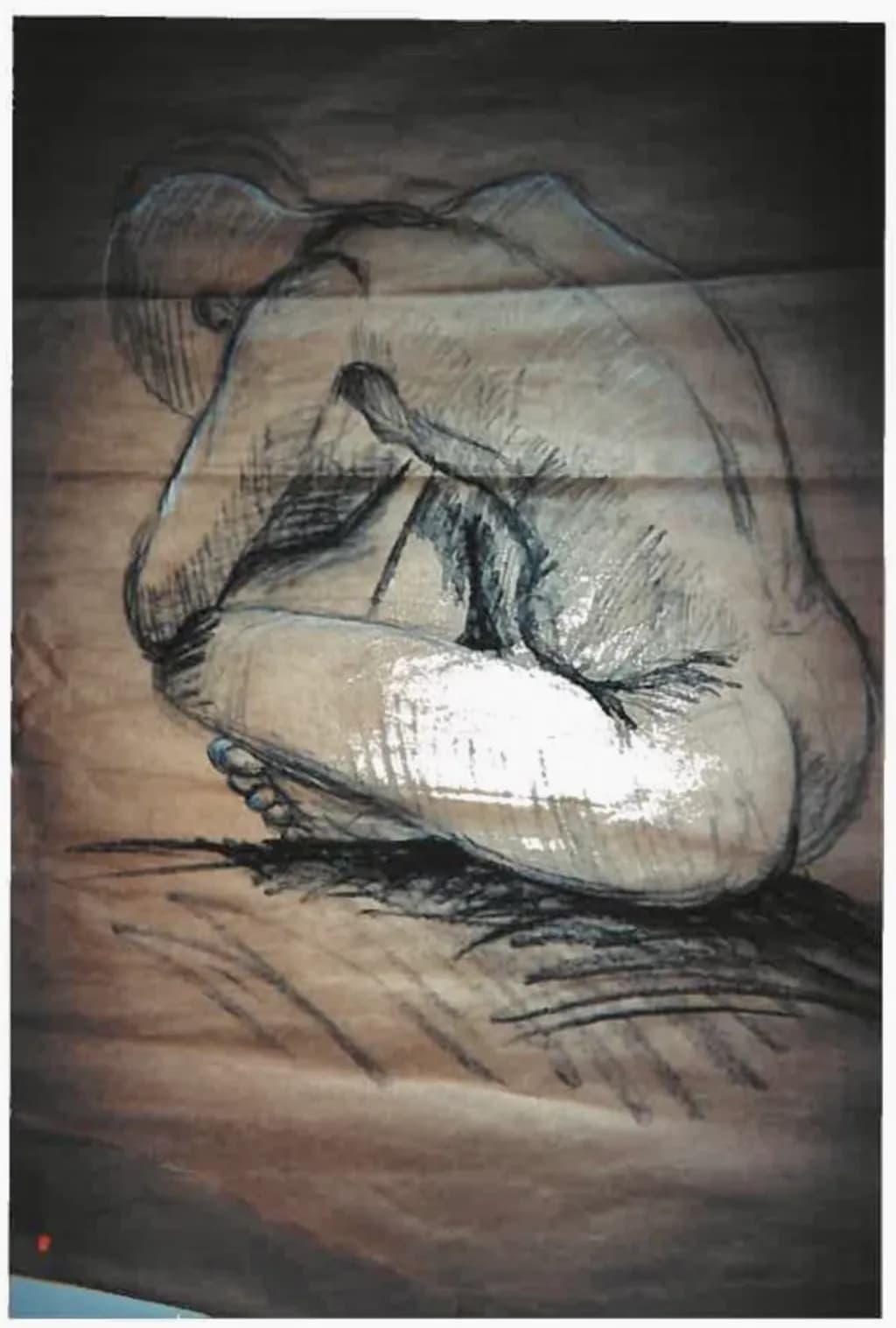 Contemplation in Charcoal