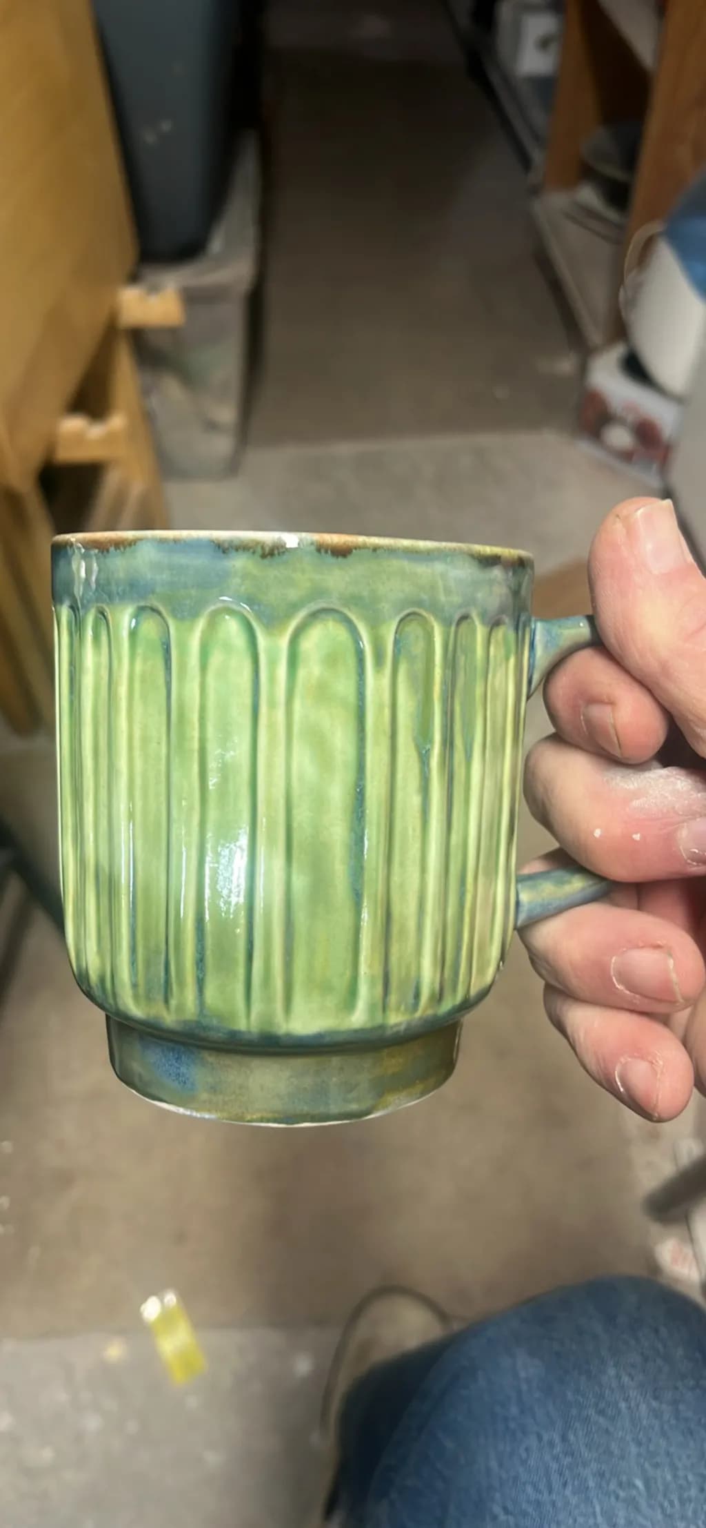 Glazed Olive Mug