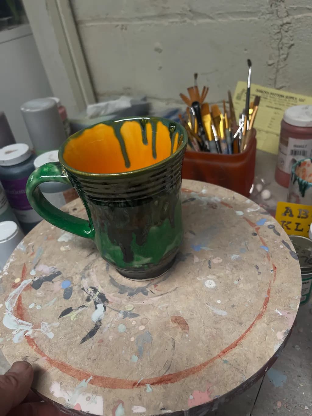 Drip Glaze Mug