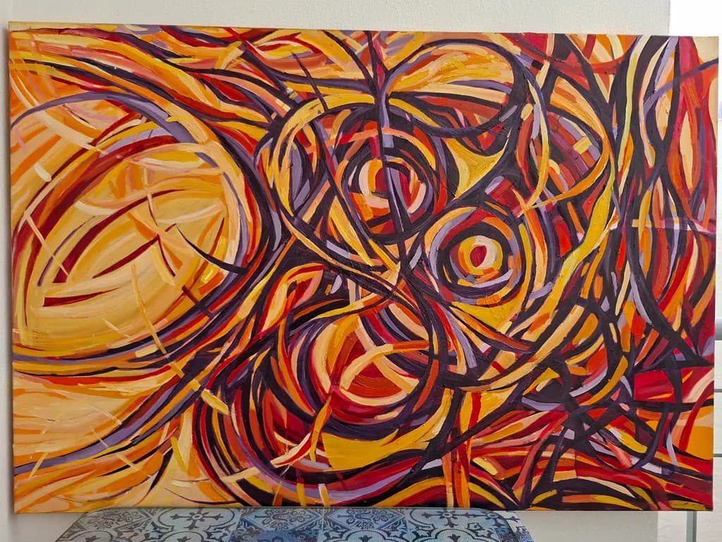 Tangled Flames