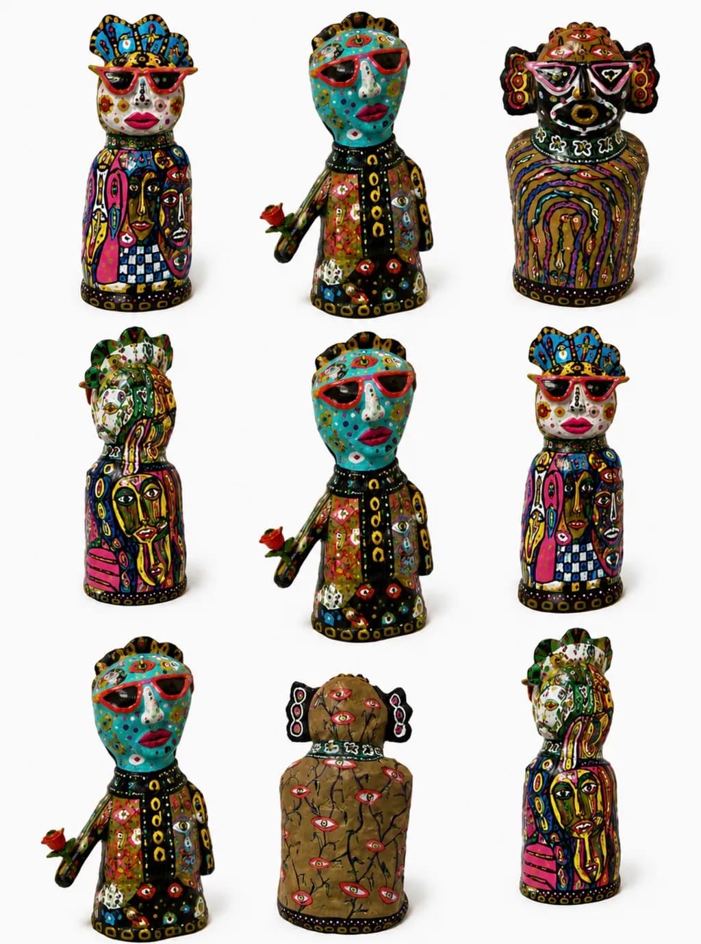 Colorful Figurative Sculptures
