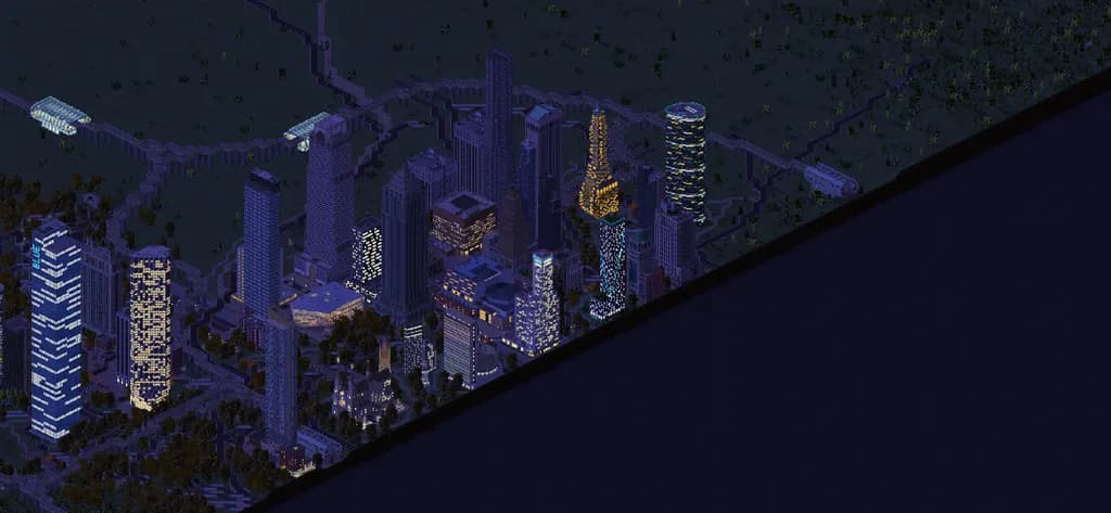 Night Cityscape Lights