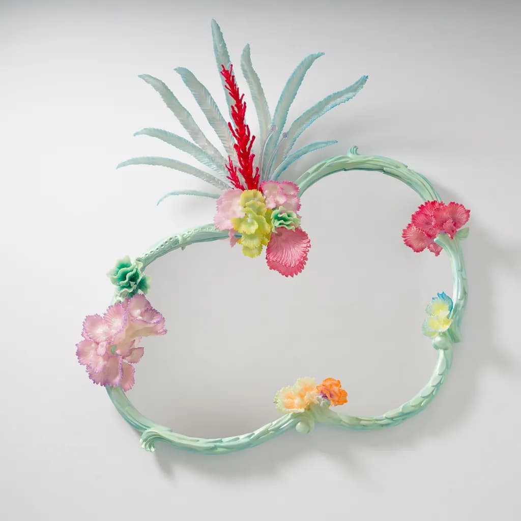 Coral Bloom Mirror