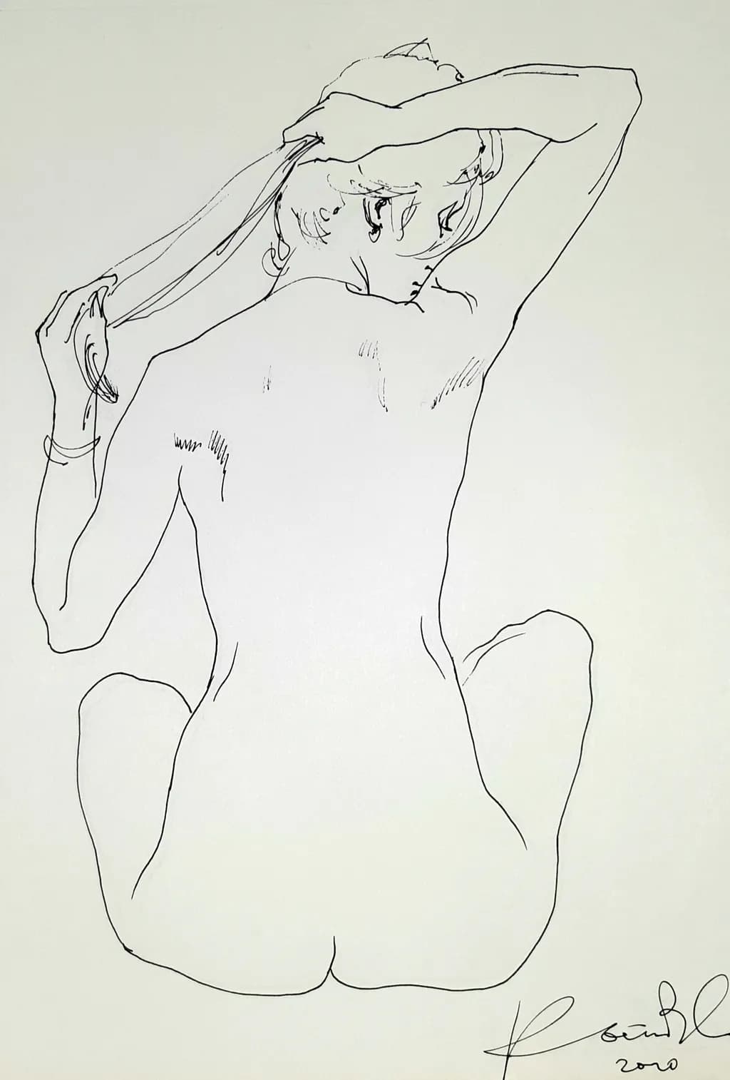 Back View Contemplation