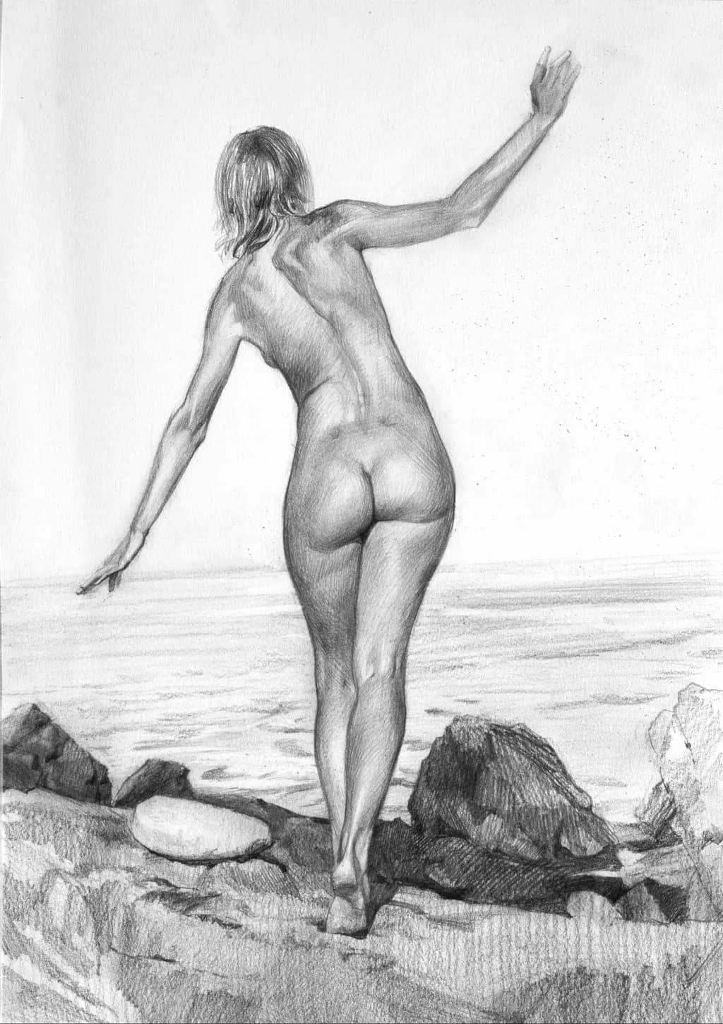 Balancing Nude