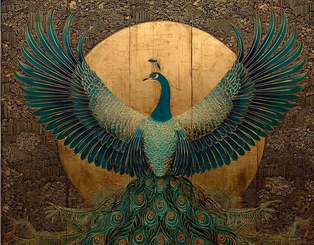 Golden Majesty Peacock