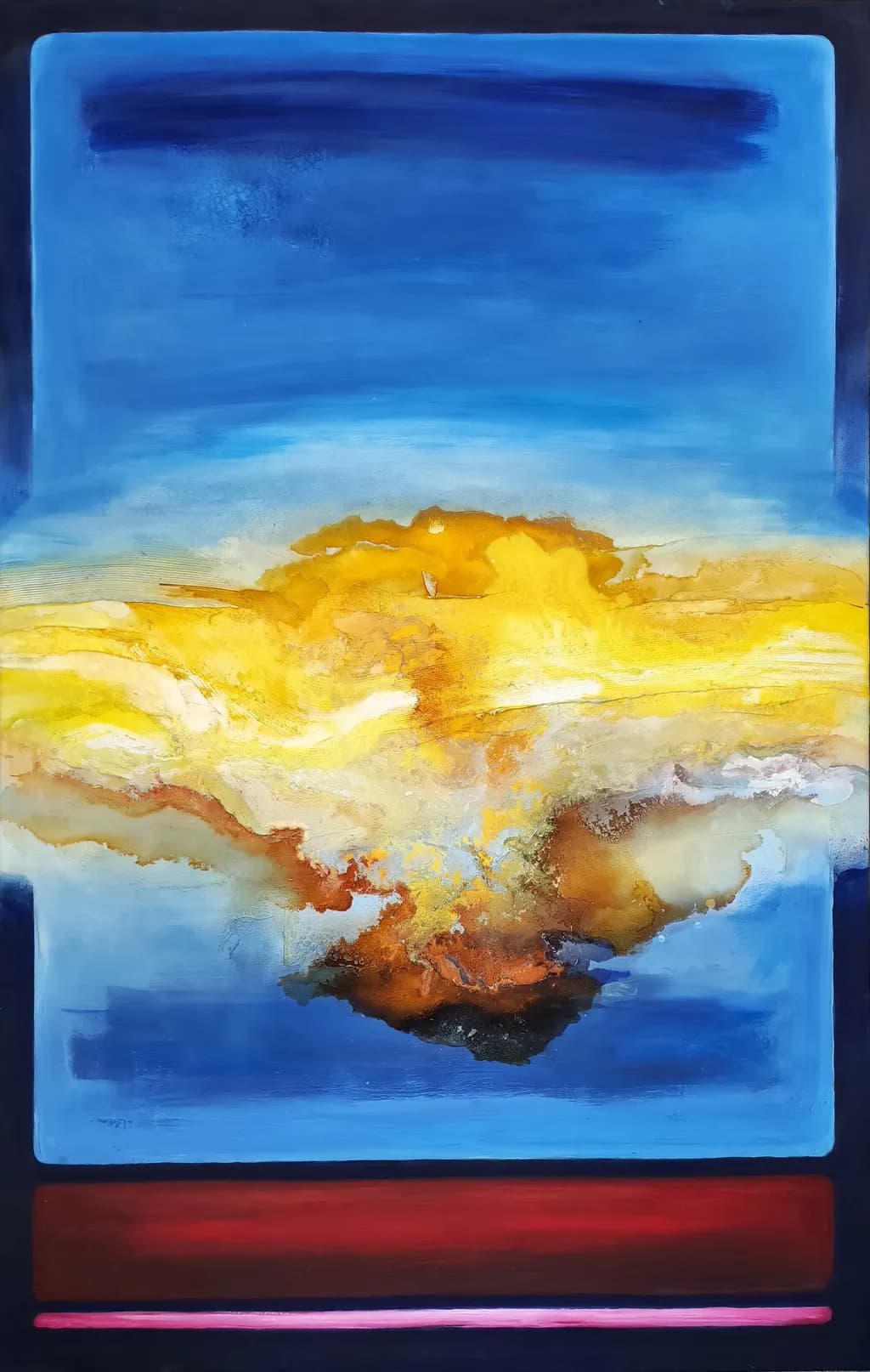Licht auf Blau