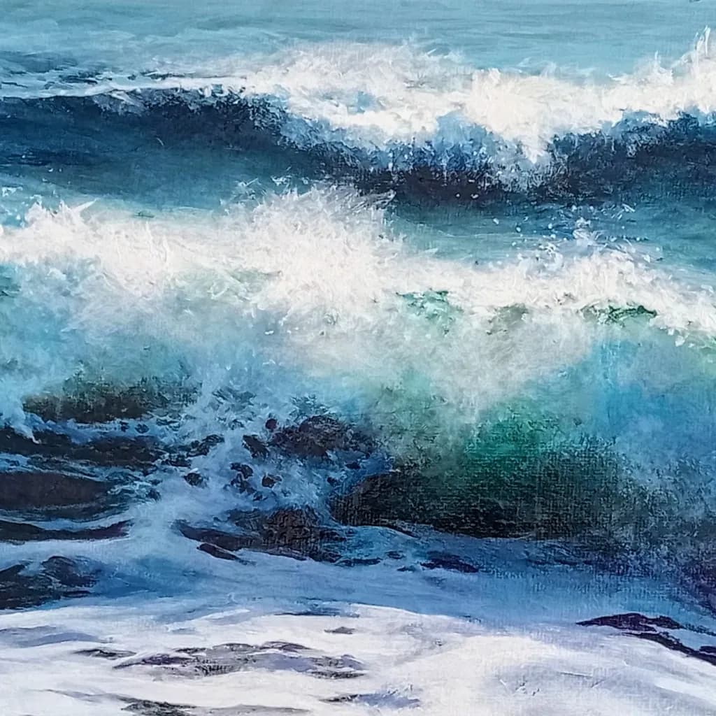 Ocean Waves Crash