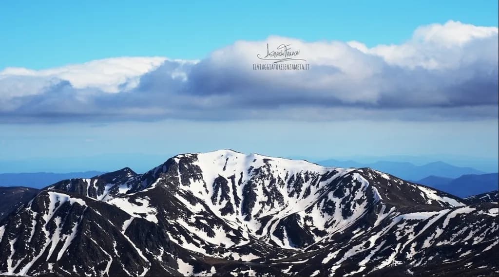 Snow-Dusted Peaks