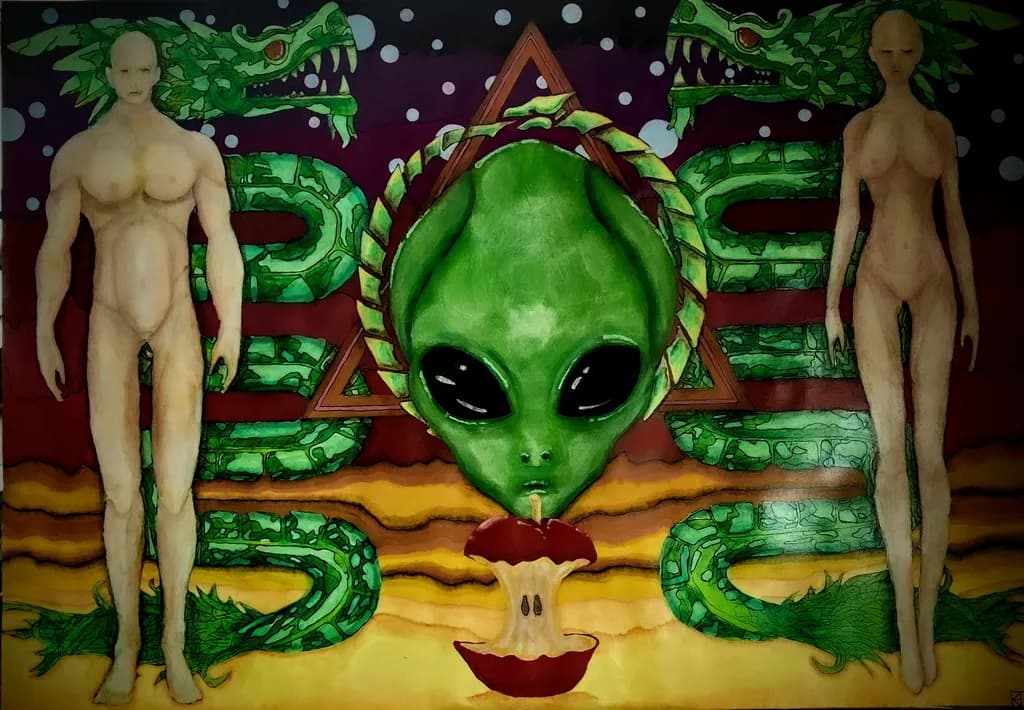 Alien Serpents' Temptation