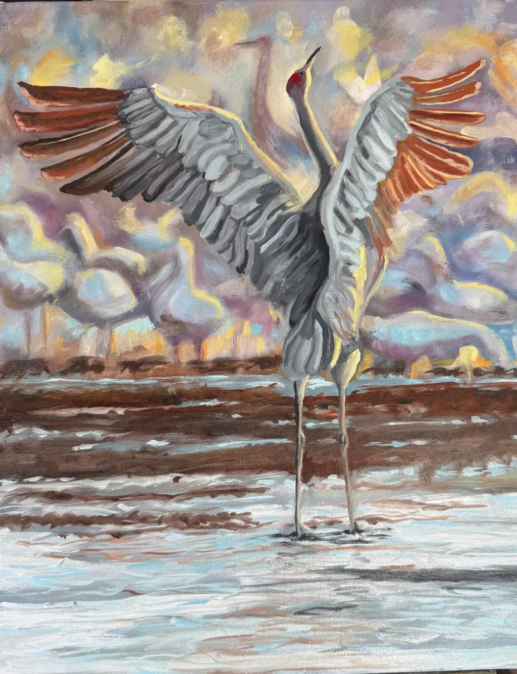 Awakening Crane