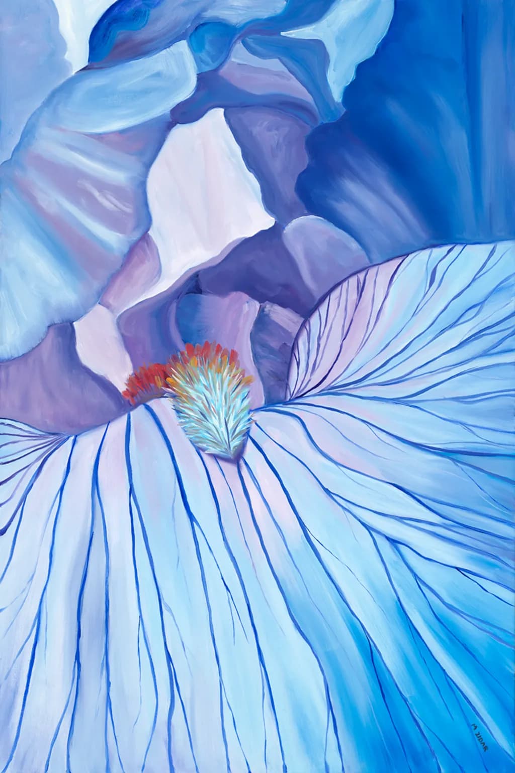 Iris with the Blues