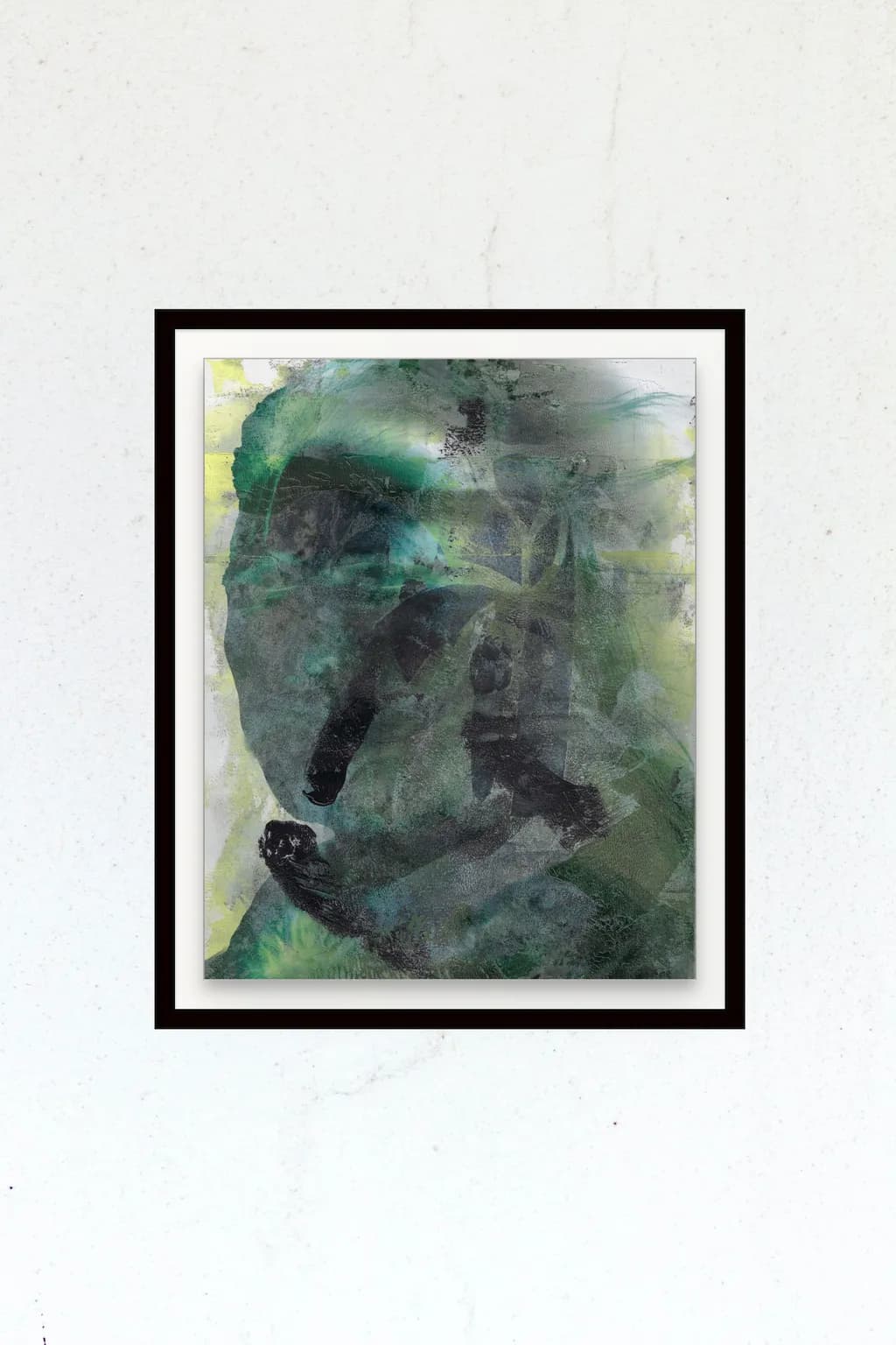 Shadowed Green Face