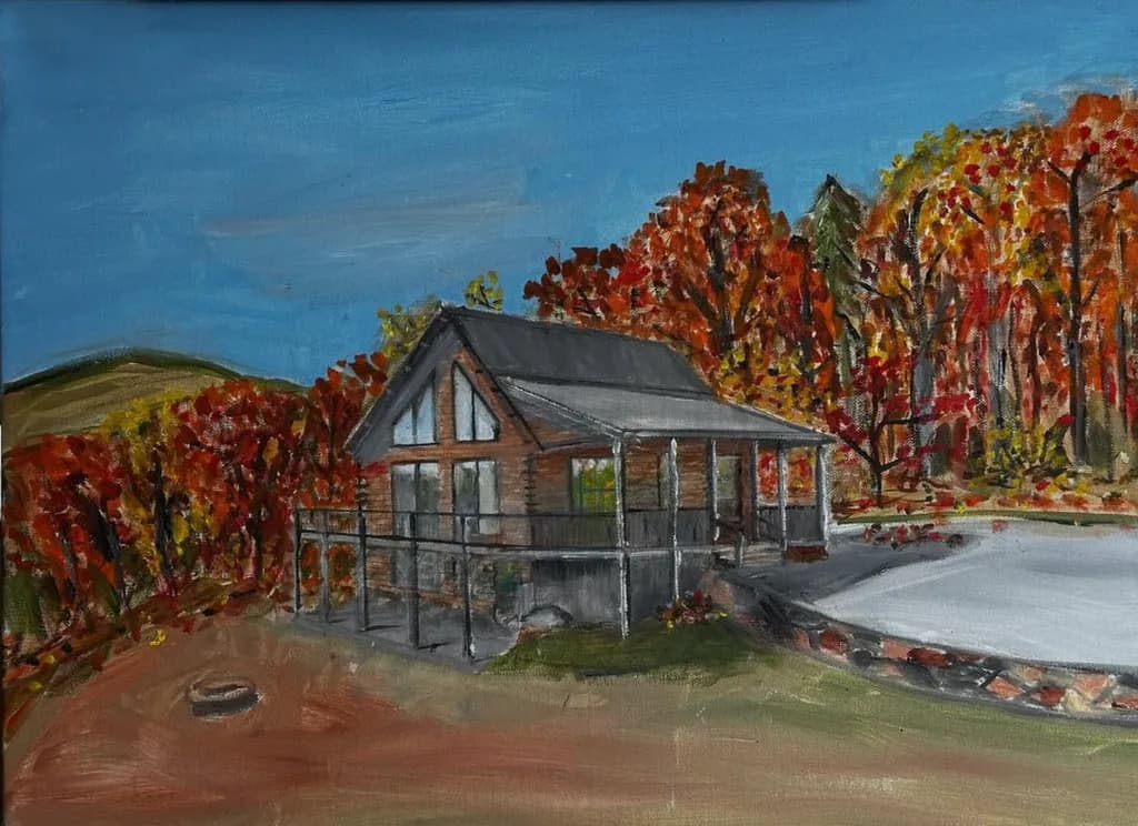 Autumn Porch Silence