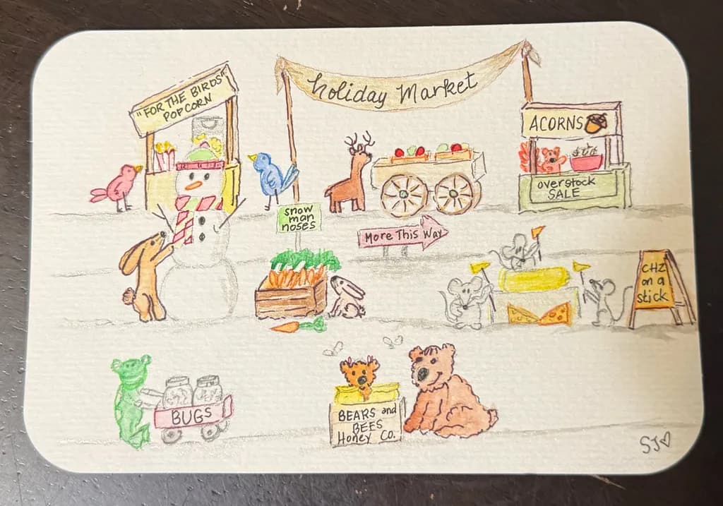 Woodland Holiday Market