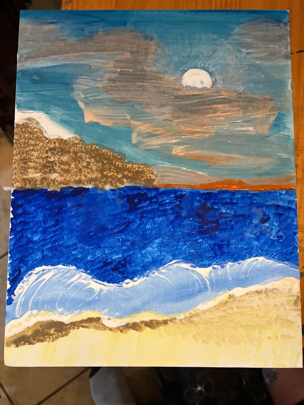 Moonlit Coastline