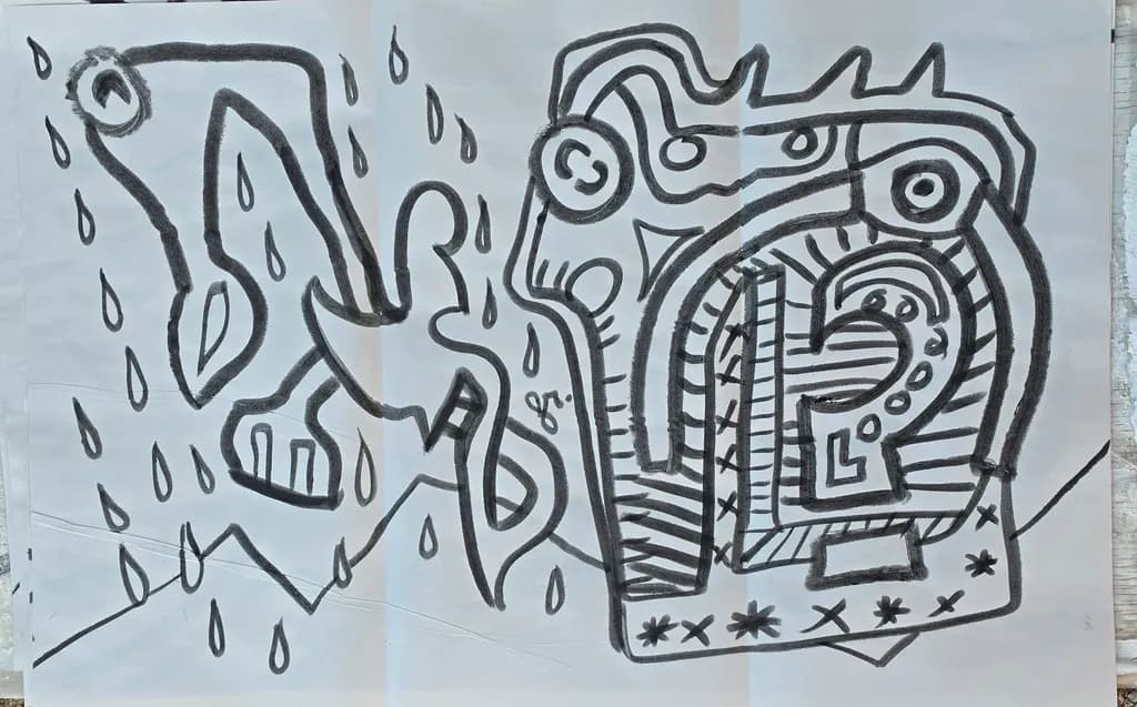 Question Mark Rain