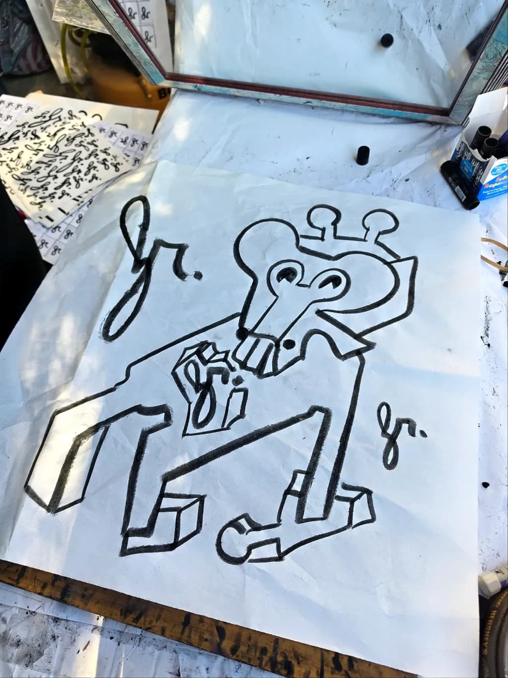 Abstract King Sketch
