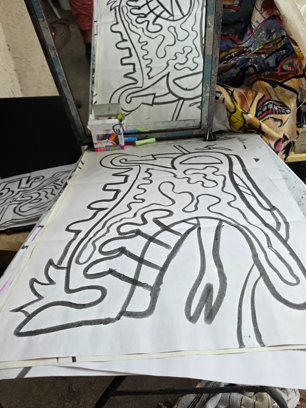 Abstract Creature Outline